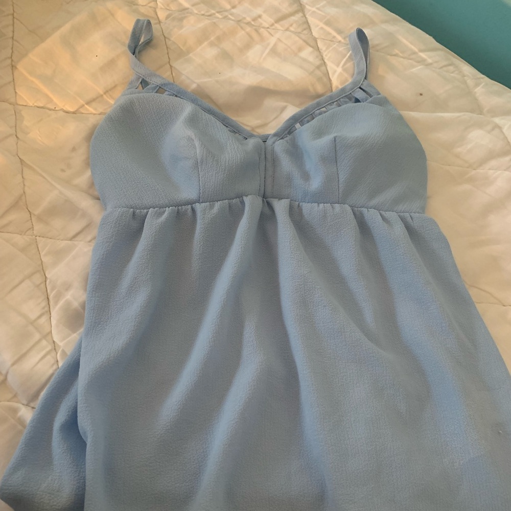 Blue tank top
